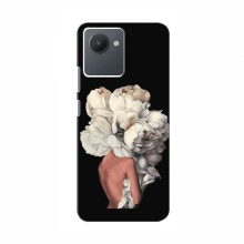 Чехлы (ART) Цветы на RealMe C30s (VPrint)