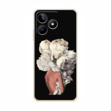 Чехлы (ART) Цветы на RealMe C53 (VPrint)