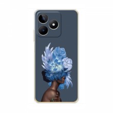 Чехлы (ART) Цветы на RealMe C53 (VPrint) Цветы на голове - купить на Floy.com.ua