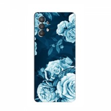 Чехлы (ART) Цветы на Samsung Galaxy A32 (VPrint) Голубые Бутоны - купить на Floy.com.ua