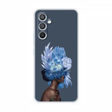 Чехлы (ART) Цветы на Samsung Galaxy A34 (VPrint) Цветы на голове - купить на Floy.com.ua