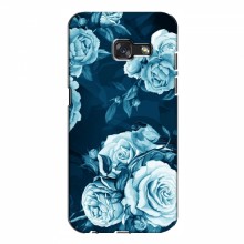 Чехлы (ART) Цветы на Samsung A5 2017, A520, A520F (VPrint) Голубые Бутоны - купить на Floy.com.ua