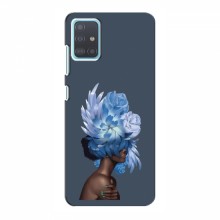 Чехлы (ART) Цветы на Samsung Galaxy A51 5G (A516) (VPrint) Цветы на голове - купить на Floy.com.ua