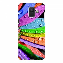 Чехлы (ART) Цветы на Samsung A6 2018, A600F (VPrint)