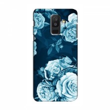 Чехлы (ART) Цветы на Samsung A6 Plus 2018, A6 Plus 2018, A605 (VPrint) Голубые Бутоны - купить на Floy.com.ua