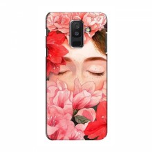 Чехлы (ART) Цветы на Samsung A6 Plus 2018, A6 Plus 2018, A605 (VPrint) Глаза в цветах - купить на Floy.com.ua