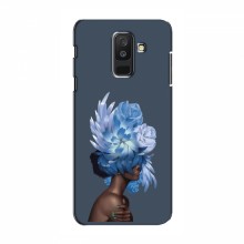 Чехлы (ART) Цветы на Samsung A6 Plus 2018, A6 Plus 2018, A605 (VPrint) Цветы на голове - купить на Floy.com.ua