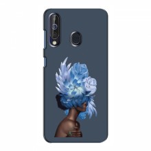Чехлы (ART) Цветы на Samsung Galaxy A60 2019 (A605F) (VPrint) Цветы на голове - купить на Floy.com.ua