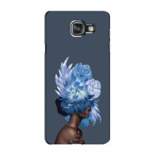 Чехлы (ART) Цветы на Samsung A7 2016, A7100, A710F (VPrint) Цветы на голове - купить на Floy.com.ua