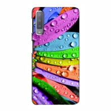Чехлы (ART) Цветы на Samsung A7-2018, A750 (VPrint) Семицветик - купить на Floy.com.ua