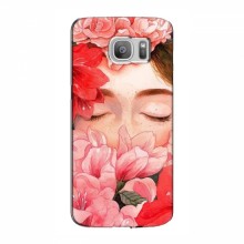 Чехлы (ART) Цветы на Samsung S7 Еdge, G935 (VPrint) Глаза в цветах - купить на Floy.com.ua