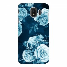 Чехлы (ART) Цветы на Samsung J4 2018 (VPrint) Голубые Бутоны - купить на Floy.com.ua
