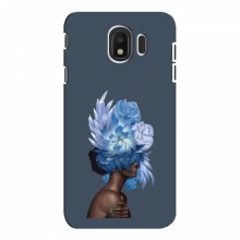 Чехлы (ART) Цветы на Samsung J4 2018 (VPrint) Цветы на голове - купить на Floy.com.ua