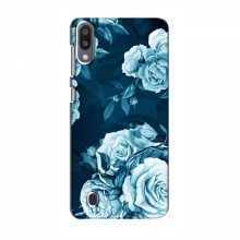 Чехлы (ART) Цветы на Samsung Galaxy M10 (VPrint) Голубые Бутоны - купить на Floy.com.ua