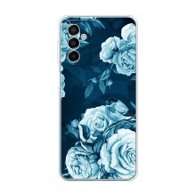 Чехлы (ART) Цветы на Samsung Galaxy M13 (VPrint) Голубые Бутоны - купить на Floy.com.ua