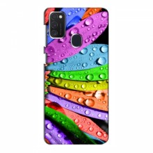 Чехлы (ART) Цветы на Samsung Galaxy M21 (VPrint) Семицветик - купить на Floy.com.ua