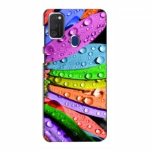 Чехлы (ART) Цветы на Samsung Galaxy M21s (VPrint) Семицветик - купить на Floy.com.ua