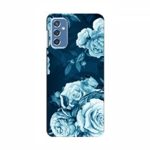 Чехлы (ART) Цветы на Samsung Galaxy M52 (VPrint) Голубые Бутоны - купить на Floy.com.ua