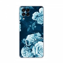 Чехлы (ART) Цветы на Samsung Galaxy M53 (5G) (M536B) (VPrint) Голубые Бутоны - купить на Floy.com.ua