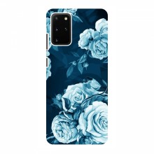 Чехлы (ART) Цветы на Samsung Galaxy S20 (VPrint) Голубые Бутоны - купить на Floy.com.ua