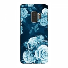 Чехлы (ART) Цветы на Samsung S9 (VPrint) Голубые Бутоны - купить на Floy.com.ua