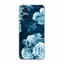 Чехлы (ART) Цветы на Xiaomi POCO M5 (VPrint) Голубые Бутоны - купить на Floy.com.ua