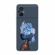 Чехлы (ART) Цветы на Xiaomi POCO M5 (VPrint) Цветы на голове - купить на Floy.com.ua