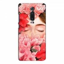 Чехлы (ART) Цветы на Xiaomi Mi 9T Pro (VPrint) Глаза в цветах - купить на Floy.com.ua