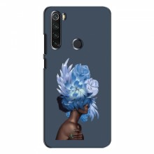 Чехлы (ART) Цветы на Xiaomi Redmi Note 8 (VPrint) Цветы на голове - купить на Floy.com.ua