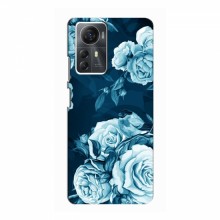 Чехлы (ART) Цветы на ZTE Blade A72s (VPrint) Голубые Бутоны - купить на Floy.com.ua