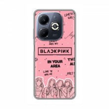 Чехлы BLACKPINK для Инфиникс Смарт 8 Плюс БлэкПинк Blink - купить на Floy.com.ua