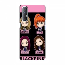 Чехлы BLACKPINK для Оппо Рено 3 БлэкПинк