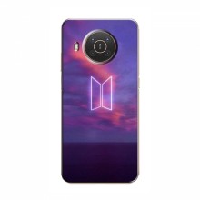 Чехлы BTS для Нокиа Х10 (AlphaPrint) BTS логотип - купить на Floy.com.ua