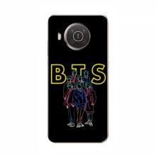 Чехлы BTS для Нокиа Х10 (AlphaPrint) BTS стайл - купить на Floy.com.ua