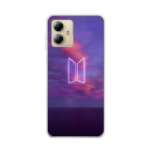 Чехлы BTS для Мото джи 14 (AlphaPrint) BTS логотип - купить на Floy.com.ua