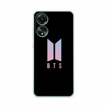 Чехлы BTS для Оппо А58 (AlphaPrint) Лого BTS - купить на Floy.com.ua