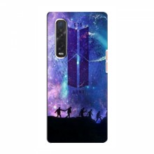 Чехлы BTS для Оппо Финд х3 Про (AlphaPrint) Army BTS - купить на Floy.com.ua