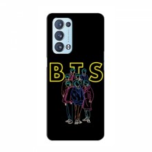 Чехлы BTS для Оппо Рено 6 Про (AlphaPrint) BTS стайл - купить на Floy.com.ua