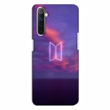 Чехлы BTS для Реалми 6 (AlphaPrint) BTS логотип - купить на Floy.com.ua