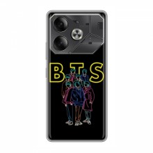 Чехлы BTS для Техно Пова 6 (AlphaPrint) BTS стайл - купить на Floy.com.ua