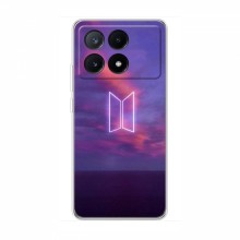 Чехлы BTS для ПОКО Х6 Про (5G) (AlphaPrint) BTS логотип - купить на Floy.com.ua