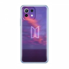 Чехлы BTS для Сяоми Ми 11 (AlphaPrint) BTS логотип - купить на Floy.com.ua