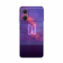 Чехлы BTS для Редми Ноут 11р (AlphaPrint) BTS логотип - купить на Floy.com.ua