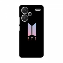 Чехлы BTS для Редми Нот 13 Про Плюс (AlphaPrint) Лого BTS - купить на Floy.com.ua