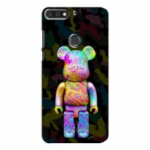 Чехлы для Huawei Honor 7C Pro - Bearbrick Louis Vuitton (PREMIUMPrint) Яркий Bearbrick - купить на Floy.com.ua