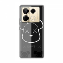 Чехлы для Infinix Note 40 Pro - Bearbrick Louis Vuitton (PREMIUMPrint) БеарБрик глаза - купить на Floy.com.ua