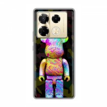 Чехлы для Infinix Note 40 Pro - Bearbrick Louis Vuitton (PREMIUMPrint) Яркий Bearbrick - купить на Floy.com.ua