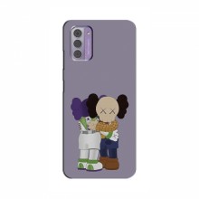 Чехлы для Nokia G42 - Bearbrick Louis Vuitton (PREMIUMPrint) Дружба Беарбрик - купить на Floy.com.ua