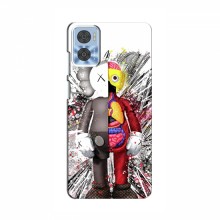 Чехлы для Motorola MOTO E22/E22i - Bearbrick Louis Vuitton (PREMIUMPrint)