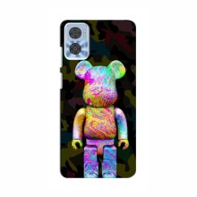 Чехлы для Motorola MOTO E22/E22i - Bearbrick Louis Vuitton (PREMIUMPrint)